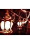 ستارة إضاءة رمضان ليد 3 متر - 40 فانوس ذهبي (USB وبطارية) - زينة رمضانية دافئة للمنزل - 3