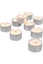 50 Pack Unscented Tea Light Candles - 6-7 Hour Burn Time - 3