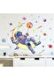 Astronaut Space Planet Vinyl Wall Stickers - Removable Cartoon Decals for Kids Bedroom - 3