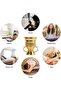 Premium Metal Frankincense Resin Incense Burner, Incense Censer, Portable Bakhoor Burner, C - 8
