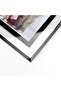 4x6 Picture Frames Set of 4, Glass Photo Frames with Black Border - 5