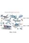 Watercolor Airplane Wall Stickers - Baby Nursery Kids Wall Decals - 6