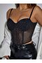 Glitter Cup Strap Bustier - 4