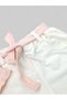 Girl's 2-3-4-5-6 Years Old Summer Flower Printed Bluzlu Muslin Shorts with Belt Stylish Holiday Girl's Suit - 7