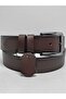Men's Black Sports 100% Genuine Leather Belt - 2