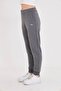Women's Rubber Leg Cotton Sweatpants Anthracite Melange 5608-A