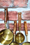 Stainless Steel 4 Pcs Large Size Measuring Spoon-Solid Liquid Measuring Spoon-Gold - 3
