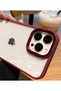 iPhone 13 Pro Max Compatible Acrylic Coating Transparent Color Lens Protection Frame Fashion Luxury Case - 3