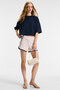 Quara Women's Stretch Fabric Comfort Fit Beige Shorts