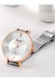 9037 Steel Analog Quartz Watch For Women Silver and Rose gold - 5