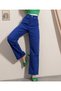 Women's Wide Leg Orange Wide Leg Jeans
