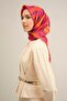 Geometric Patterned Pure Silk Twill Scarf 9303D 54 - 2