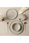 Youthful Bite 16-Piece Stoneware Dinner Set -Serves 4 Grey