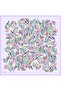 Floral Print Pure Silk Twill Scarf 9332D 33 - 4