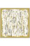 Abstract Patterned Pure Silk Twill Scarf 9350D 85 - 4