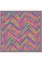 Geometric Patterned Pure Silk Twill Scarf 9303D 56 - 3