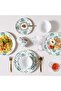 Youthful Bite 16-Piece New Bone China Dinner Set -Serves 4