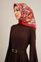 وشاح حريري صيف 2025 - 9332-85 أحمر تويل - 3