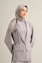 Classic Patterned Pure Silk Twill Scarf 9351D 51 - 2
