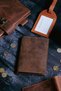 Genuine Leather Wallet with Passport Holder and Card Holder - 2