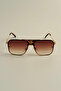 Aluer Smoked Glass Green Frame Unisex Sunglasses - 2
