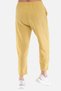 Women's Summer Large Size Synthetic Linen High Waist Elastic Narrow Leg Mom Pants C611 - 7