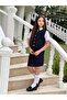 Girl's Shirt-Skirt-Jacket-Brooch Eid Top and Bottom 4 Piece Set - 5