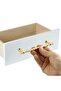 Metal Handle Furniture Kitchen Cabinet Drawer Cabinet Handle Handle Gold Gold (128 Mm-12.8 cm) - 3
