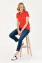 Women's White Polo Neck Tshirt - 3