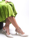 Fharaera Women's Pointed Toe Heeled Shoes 00128302 Skin Patent Leather - 3