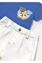 Baby Boy T-Shirt Shorts Suit Blue 1216 - 3