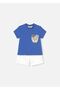 Baby Boy T-Shirt Shorts Suit Blue 1216