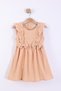 Girl's Bow Detailed Muslin Dress