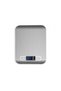 Electronic kitchen scale, flat, LCD screen, TARE function, 5kg / 1g, silver