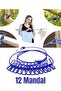Elastic Clothes Apparatus Lanyard with 12 Pegs 185-380 cm Length Practical Clothes Hanging Lanyard - 2