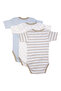 Printed Romper - Pack of 3, 3-6 Months , Multi Color - 8