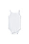 Sleeveless Girls Romper/Bodysuit. Set of 6 - White, 0-3 Months , White - 3
