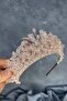 Powder Livan Beaded Bridal Henna Crown Hair Accessory - 4