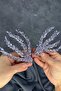 Lilac Double Sided Comb Büge Bridal Hair Accessory - 3