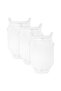Cotton, Sleeveless Printed Bodysuit. Set of 3, 9-12 Months , White - 5