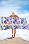 Adult Unisex 70X140Cm Summer Patterned Beach Towel - Bath Towel - Sea Towel