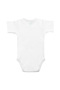 Short Sleeves Romper/Bodysuit. Set of 6 - White, 6-9 Months - 2