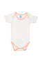 Printed Romper - Pack of 3, 0-3 Months , Multi Color - 5