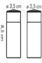 Club Salt & Pepper Shaker – Elegant Stainless Steel Table Set - 4