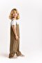 Wide Leg Linen Salopet 2-7 Years Caramel - 3