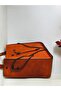 Women's Orange Chain Crisscross Straps Puppies Patterned Quality Charm Gift Stylish Hand Bag and Shoulder Bag - 6