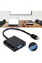 كابل محول Mini DisplayPort إلى VGA لأجهزة ThinkPad وأجهزة الكمبيوتر وأجهزة الكمبيوتر المحمولة وأجهزة العرض، أسود - 8