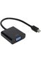 كابل محول Mini DisplayPort إلى VGA لأجهزة ThinkPad وأجهزة الكمبيوتر وأجهزة الكمبيوتر المحمولة وأجهزة العرض، أسود - 2