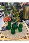 Colorful Zamzam Set, Water Set, Jug and Glass Set, Umrah-Hajj Gift, 7 Piece Soft Drink Set Carafe - 4