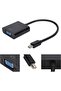 كابل محول Mini DisplayPort إلى VGA لأجهزة ThinkPad وأجهزة الكمبيوتر وأجهزة الكمبيوتر المحمولة وأجهزة العرض، أسود - 9